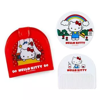 Sanrio 795666 Sanrio Hello Kitty Зеркальный набор расчесок с виниловым чехлом Стильный