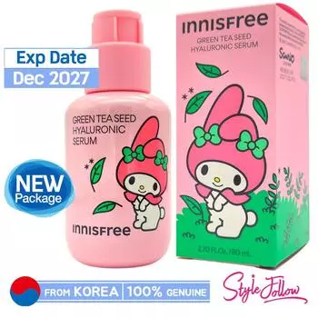 SANRIO_[INNISFREE] Гиалуроновая сыворотка с семенами зеленого чая 80 мл (1pc) 80mlFull size