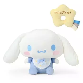 Sanrio Baby Детские игрушки Набор моющихся мягких игрушек Cinnamoroll Милая мягкая игрушка-погремушка, которую можно стирать 649988 светло-синий