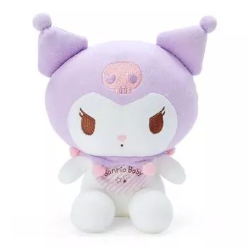 Sanrio Baby моющийся плюшевый персонаж Kuromi Kuromi SanrioBaby x 12 x 693049 Детский подарок Малышка Куроми-чан 17,5 19,5 см