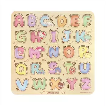 Sanrio baby Sanrio baby деревянный пазл алфавит пазл 26 деталей