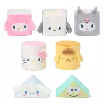 Sanrio Baby Washable Tsumiki Aso Sanrio Characters Hello Kitty My Melody Kuromi Cinnamoroll Pochacco Pompompurin Kerokero Keroppi Baby Toy Gift Baby