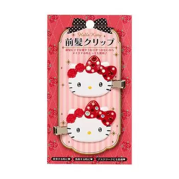 Sanrio Bangs Clip Deluxe Hello Kitty Red 086118