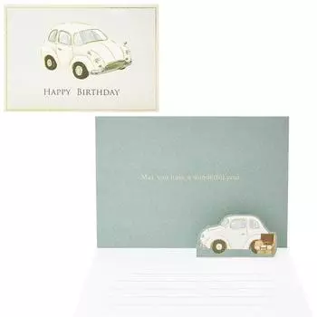 Sanrio Birthday Card Car Greeting Card Can be shipped overseas BD193-3 SANRIO 982342