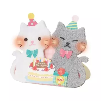 Sanrio Birthday Celebration Light & Melody 2 Fluffy Cats JPME89-9R P172 184217