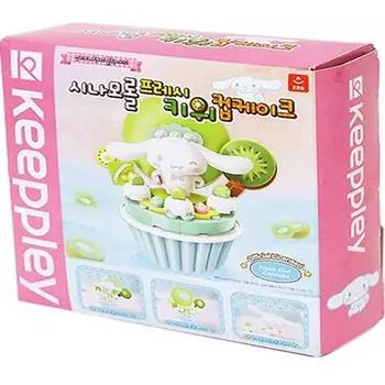 Sanrio Block Cinnamoroll Fresh Kiwi Cupcakes, популярный персонаж в Корее