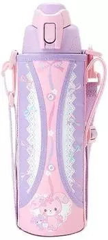 Sanrio Bonbon Ribon Sports Bottle with Pouch (1L)