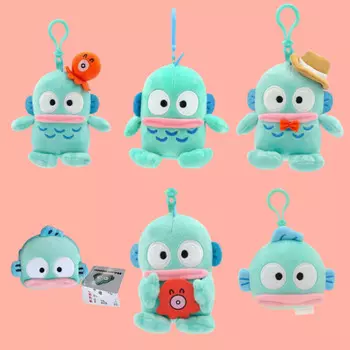 Sanrio Брелок для ключей Hangyo-dong, плюшевая игрушечная сумка, кольцо backkku Hangyo-dong