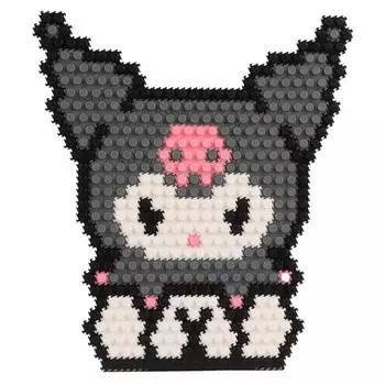 Sanrio Bunnyland Kuromi Pixel Block, разноцветные популярные корейские игрушки