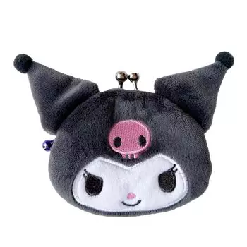 Sanrio Character Face Mini Gama Mouth Charagama Pouch Аксессуар Чехол для монет Кошелек для монет Кошелек для монет Kuromi SR-0053KR