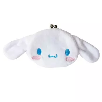 Sanrio Character Face Mini Gamaguchi Charagama Pouch Аксессуар Чехол Кошелек для монет Чехол для монет Cinnamoroll SR-0053CR