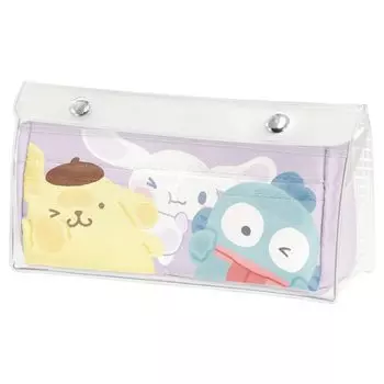 Sanrio Characters Clear High Pen Purple New Enrollment Sanrio [Pen Pouch] Case/Mugyutto