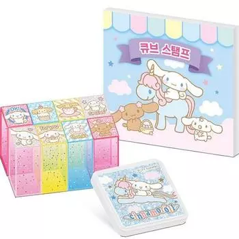 Sanrio Characters Cube Stamp Cinnamoroll, популярный персонаж в Корее