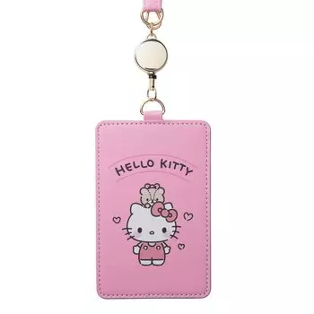 Sanrio Characters Pass Case [Sanrio] Women s KT-PAS01 Kitty/Pink