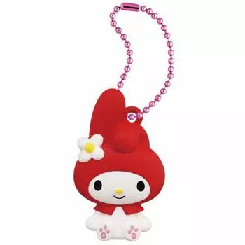 Sanrio Characters Petanko Mascot team Pink My Gacha Gacha Capsule Toy [2. Melody] (single item)