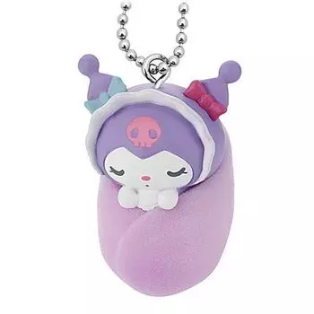 Sanrio Characters Swaddle Baby Mascot 2 Baby Gacha Gacha Capsule Toy [1. Kuromi] (single item)