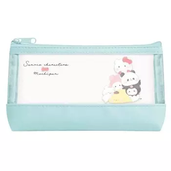 Sanrio Characters x Mochimochi Panda синтетический кожаный прозрачный пенал Sanrio [Pen Pouch]