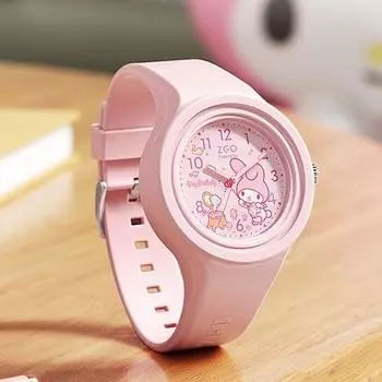 Sanrio Часы My Melody Soft Silicone Band Watch, популярный персонаж в Корее