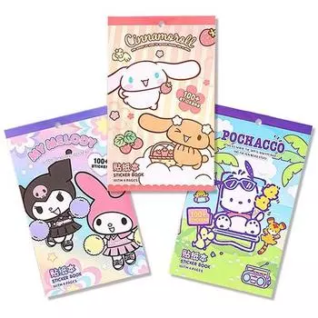 Наклейка для ноутбука Sanrio Cinnamoroll Kuromi Pochaco, 01. Санрио Куроми Моя Мелодия Микс S64A01