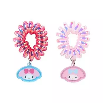 Sanrio Coil Ponytail Holder Set of 2 My Melody Hair Ties 835609