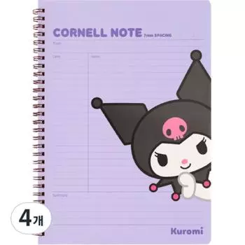 Sanrio Cornell Note Куроми, Фиолетовый, 4