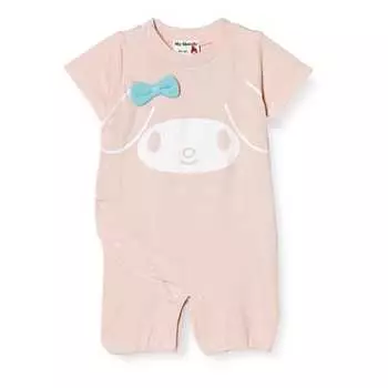 sanrio coverall with my melody ribbon baby pink 50-60