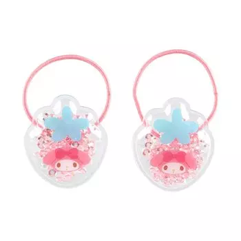 Sanrio Детские аксессуары Sanrio Shakashaka Набор из 2 резинок для волос My Melody My Melody My Melody x 3 x Персонаж 910058 SANRIO (САНРИО) 3,5 0,7см
