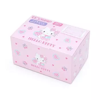 Sanrio для 30 Hello Hello Плиссированные индивидуальные ухо нос персонаж 186775 Маска, нетканый материал, 3D, дети, части, коробка, Китти, Китти, тип,