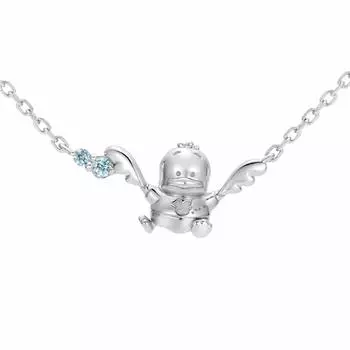Sanrio Duck Peckle Goods Necklace Duck Peckle Necklace Silver Gift [U-Treasure] Women s NSaAP-100-SV