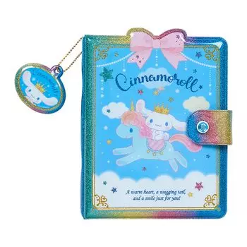 Sanrio Exciting Sticker Sticker Cinnamoroll Charm Sticker Stick and Case with Letter Style Memo 913928 (САНРИО) & Ноутбук, Хранилище, В комплекте, Крепление,