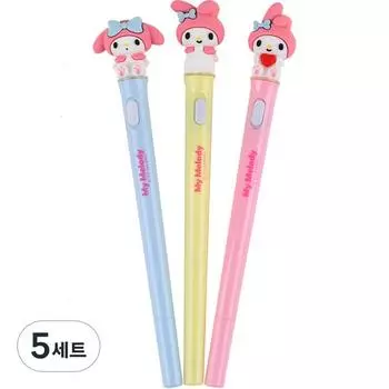 Световая ручка Sanrio, набор из 3 предметов My Melody, разные цвета, 5 наборов