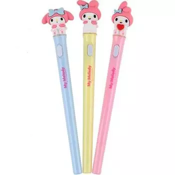 Sanrio Фигурка световая ручка набор из 3 предметов My Melody, разноцветная, 1 набор, популярный персонаж в Корее