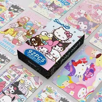 Sanrio фотокарточки товары ЛОМО иллюстрации фотокарточки 60шт + мини наклейки 32шт, праздничные
