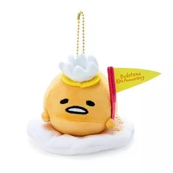 Sanrio Gudetama mascot holder Shiromi (Gudetama Land) 051861