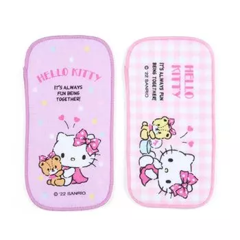 Sanrio Half Petit Towel Set of 2 Hello Kitty Полотенца для мытья Hello Kitty Character 9 xx 18 см 631426 0.3
