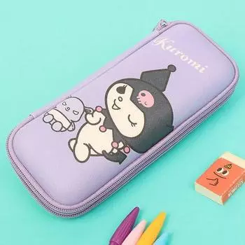 Sanrio Hello EVA 2-ступенчатая сумка женский пенал пенал товары в подарок, Kuromi