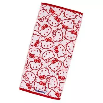 Sanrio Hello Kitty антибактериальное и дезодорирующее полотенце для лица 801054 серебристое