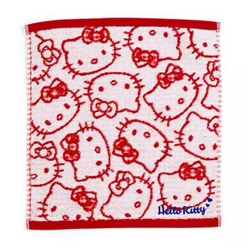 Sanrio Hello Kitty антибактериальное и дезодорирующее полотенце для рук 801259 красное