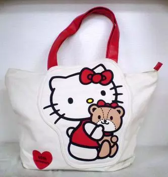 Сумка-тоут Sanrio Hello Kitty Canvas Kitty Tiny (40-я и Чум)