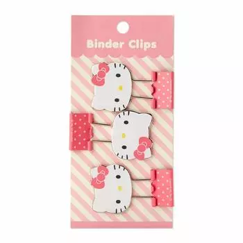 Sanrio Hello Kitty Face Shape Double Clip Розовый Белый |