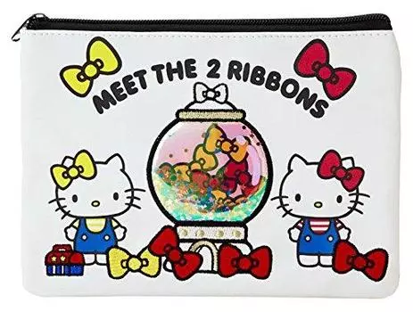 Sanrio Hello Kitty Flat Pouch KITTY ACTION THE 2 (ПРИВЕТ - ЗНАКОМЬТЕСЬ С ЛЕНТАМИ-)