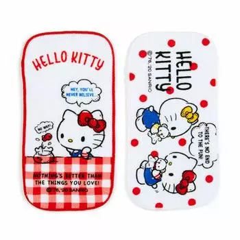 Sanrio Hello Kitty Half Petit Набор из 2 полотенец 694690 (Разговаривать)