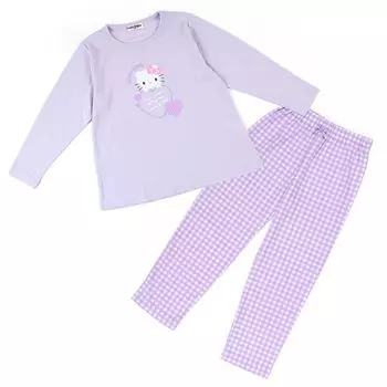Sanrio Hello Kitty Kids Long Sleeve Pajamas 100cm069299