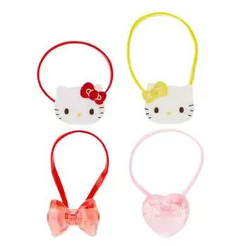 sanrio hello kitty mini hair ties set of 4 932990