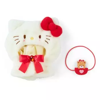 Sanrio Hello Kitty плюшевый костюм 182630 (Наслаждайтесь идолом) белый