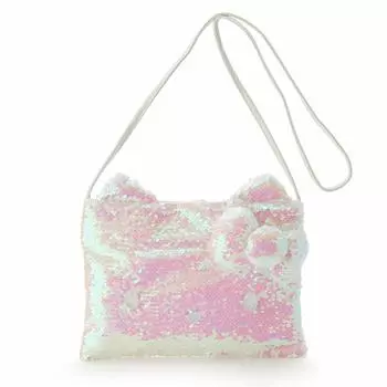 Sanrio Hello Kitty Sacoche (Sequins) White