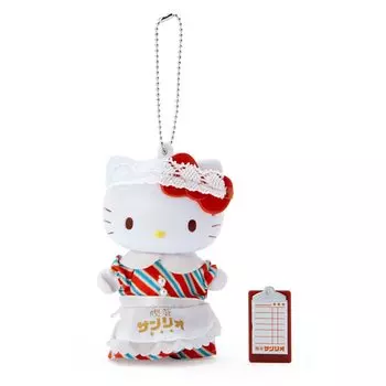 Sanrio Мягкий виниловый держатель для талисмана Hello Kitty (Кафе Санрио 2-й магазин) 135151