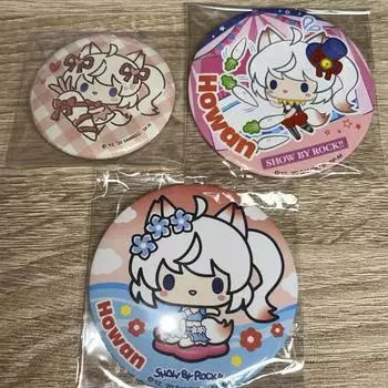 Sanrio Howan Can Badge Shobairak Marshmylre
