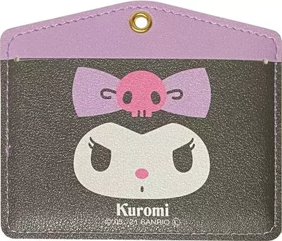 Sanrio Имя IC Карты Пропуска Чехол Держатель Мультфильм (Лицо) (Куроми),
