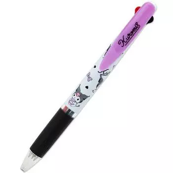 Sanrio Шариковая ручка Jetstream 3-цветная 0,5 мм, Куроми, 1 шт., популярный персонаж в Корее